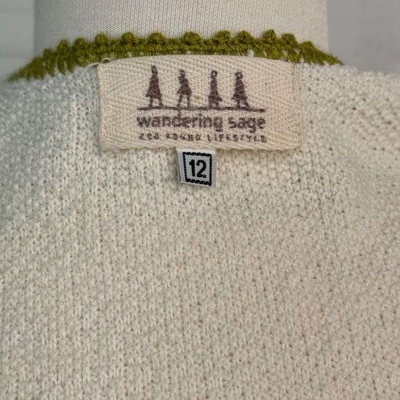 WANDERING SAGE Girls Tank Top Style Eco Friendly Peruvian Cotton Dress Sz. 12 - Picture 11 of 12